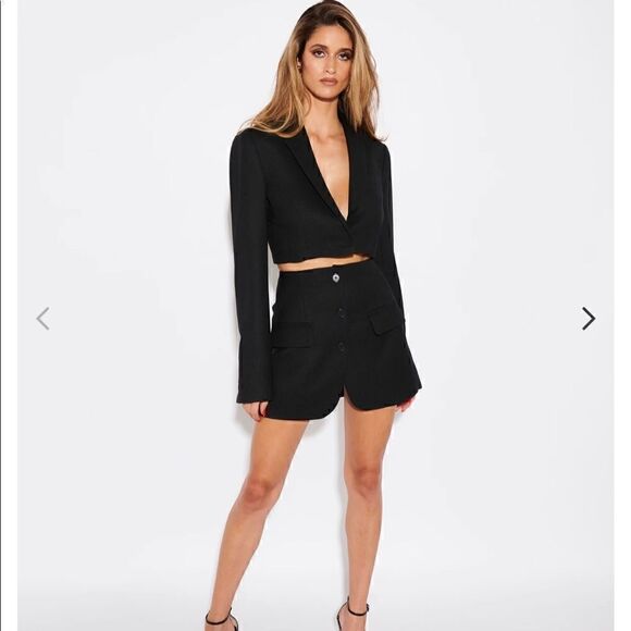 Effie Kats Dresses & Skirts - Effie Kats brand Sylo Mini Skirt Blazer Black